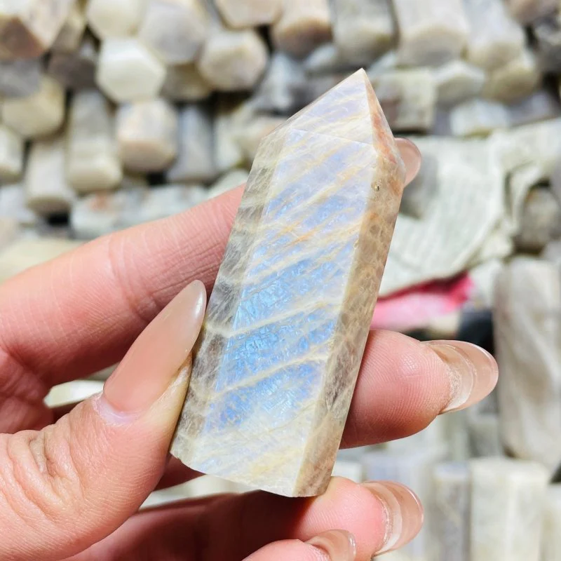 Natural Moonstone Crystal Tower Points Wholesale - Image 2