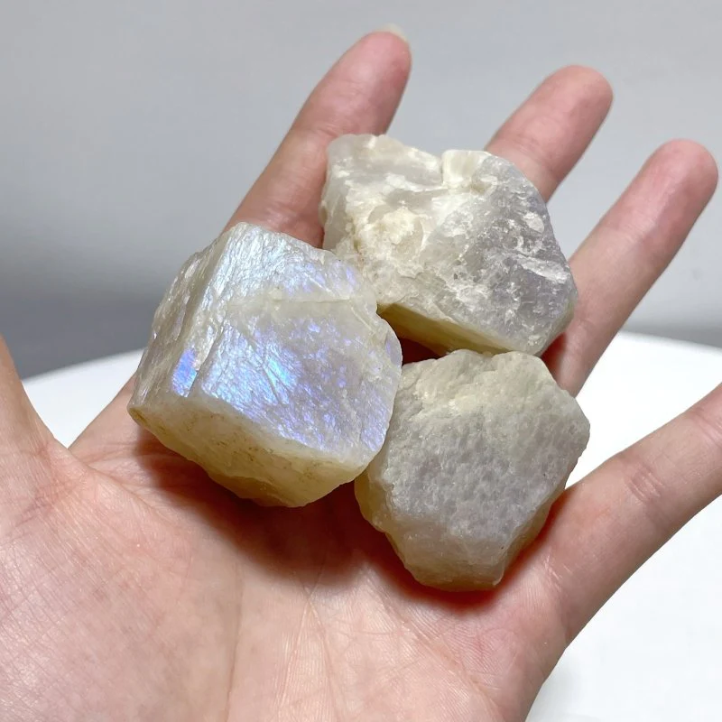 Natural Moonstone Raw Stone wholesale - Image 5