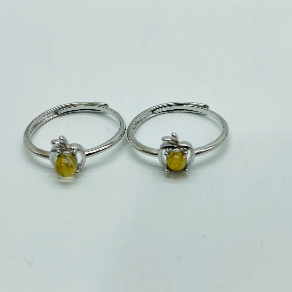 Natural Rutile Crystal Ring Wholesale - Image 4