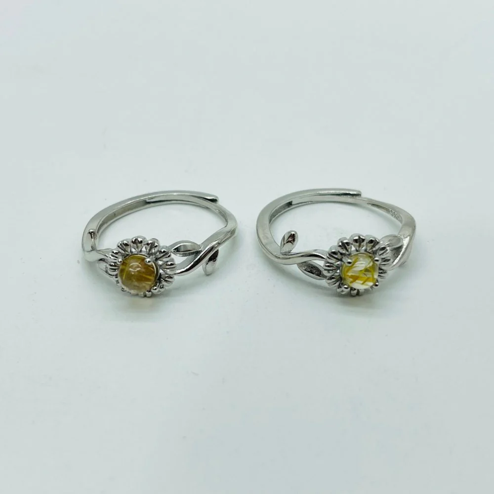 Natural Rutile Crystal Ring Wholesale - Image 5