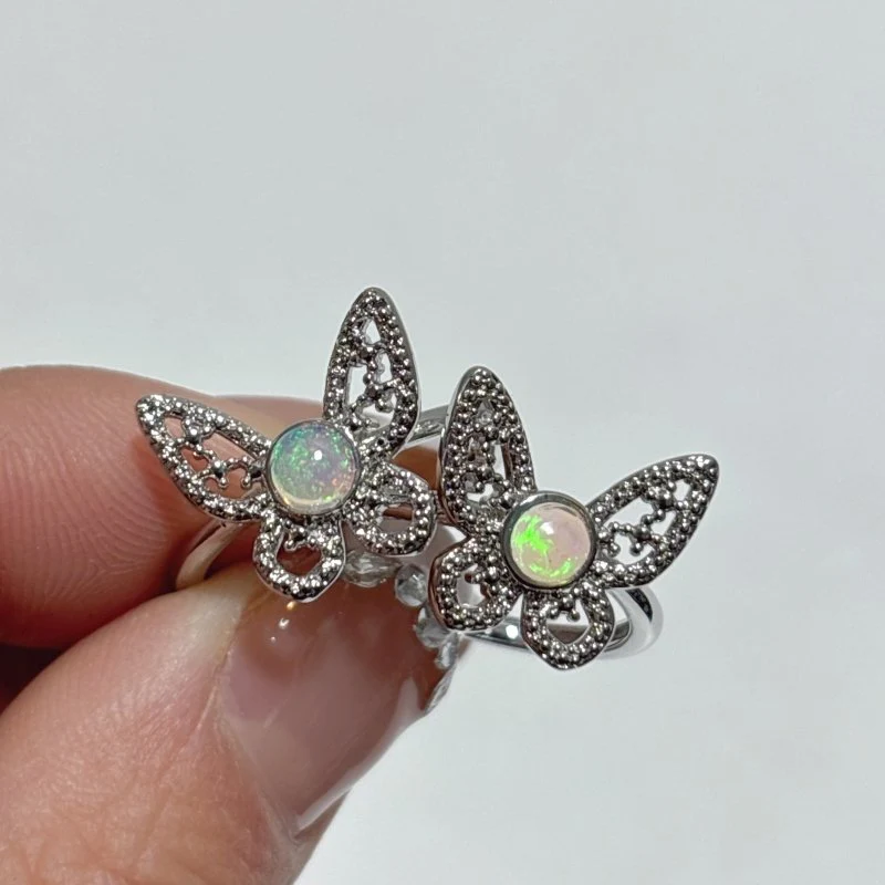 Natural Opal Ring Butterfly Shape Wholesale - Image 4