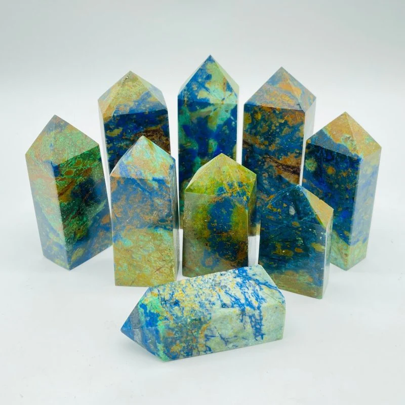 Natural Phoenix Pine Four-Sided Stone Tower Points Wholesale - Image 3