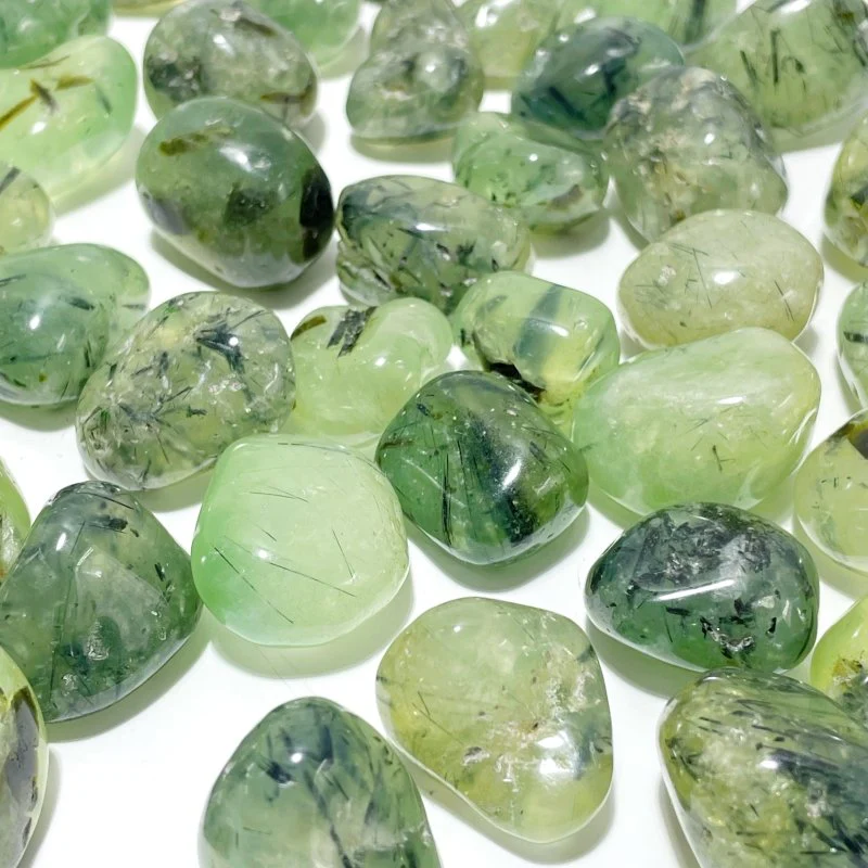 Natural Green Prehnite Tumbled Wholesale - Image 2