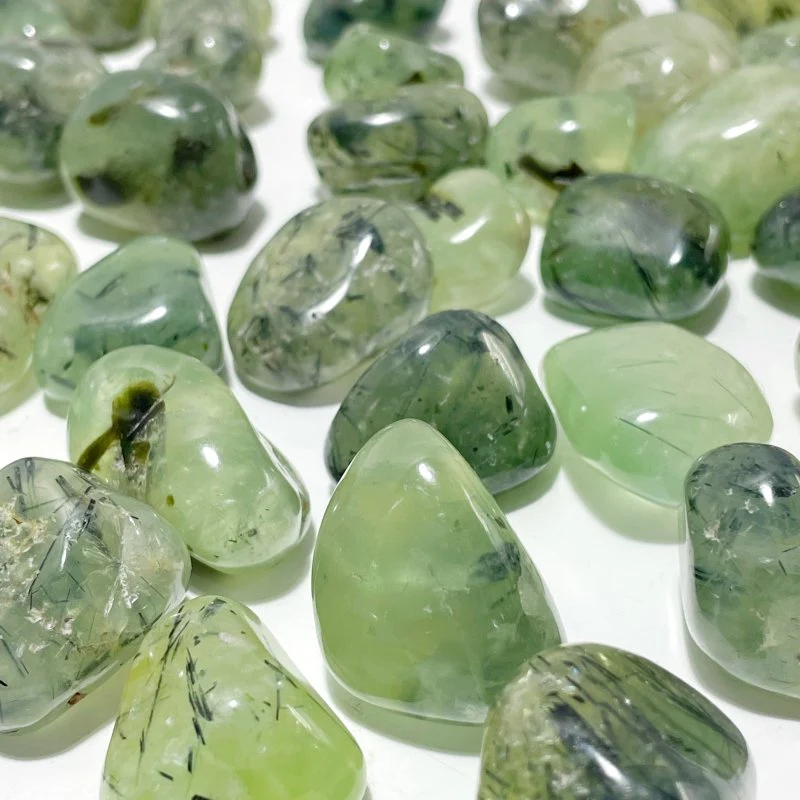 Natural Green Prehnite Tumbled Wholesale - Image 6