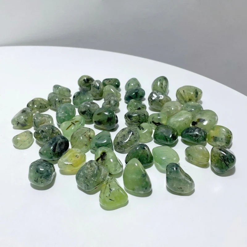 Natural Green Prehnite Tumbled Wholesale - Image 7