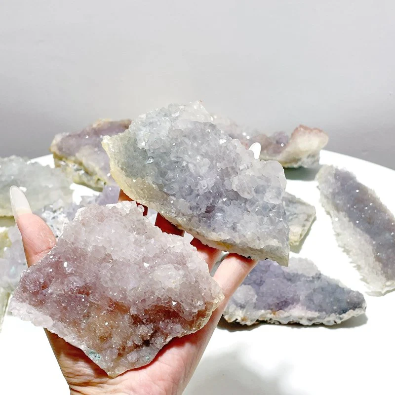 10 Pieces Natural Quartz Crystal Raw Cluster - Image 3
