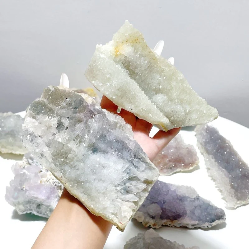10 Pieces Natural Quartz Crystal Raw Cluster - Image 4