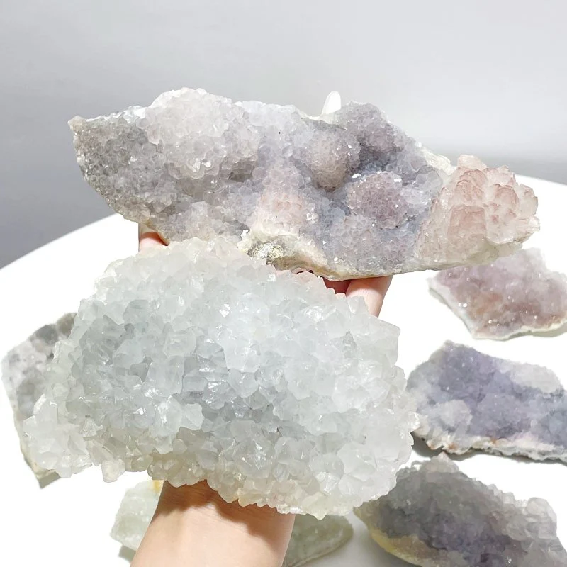 10 Pieces Natural Quartz Crystal Raw Cluster - Image 5
