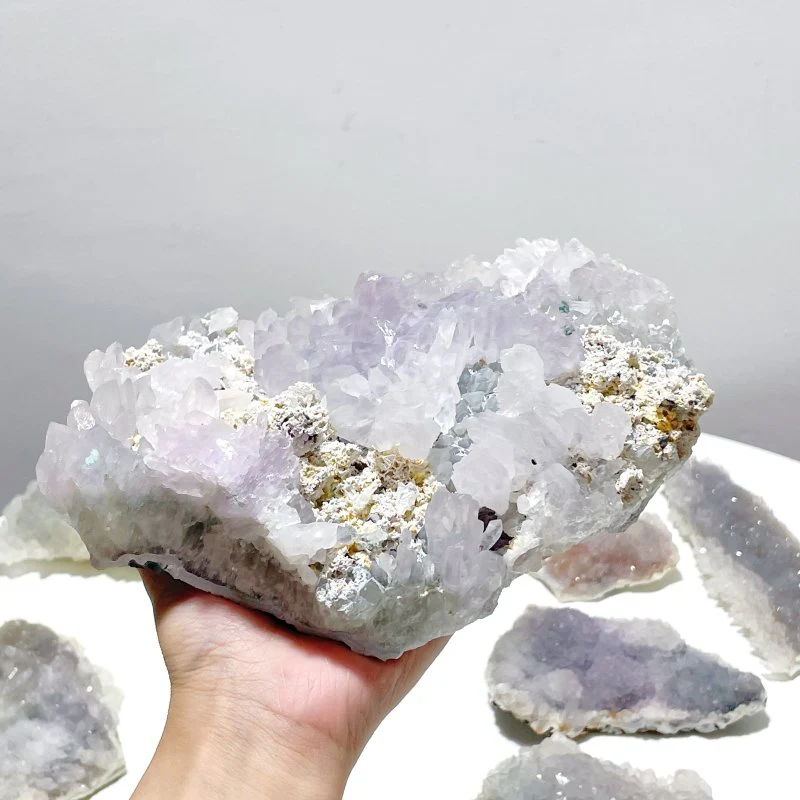 10 Pieces Natural Quartz Crystal Raw Cluster - Image 6