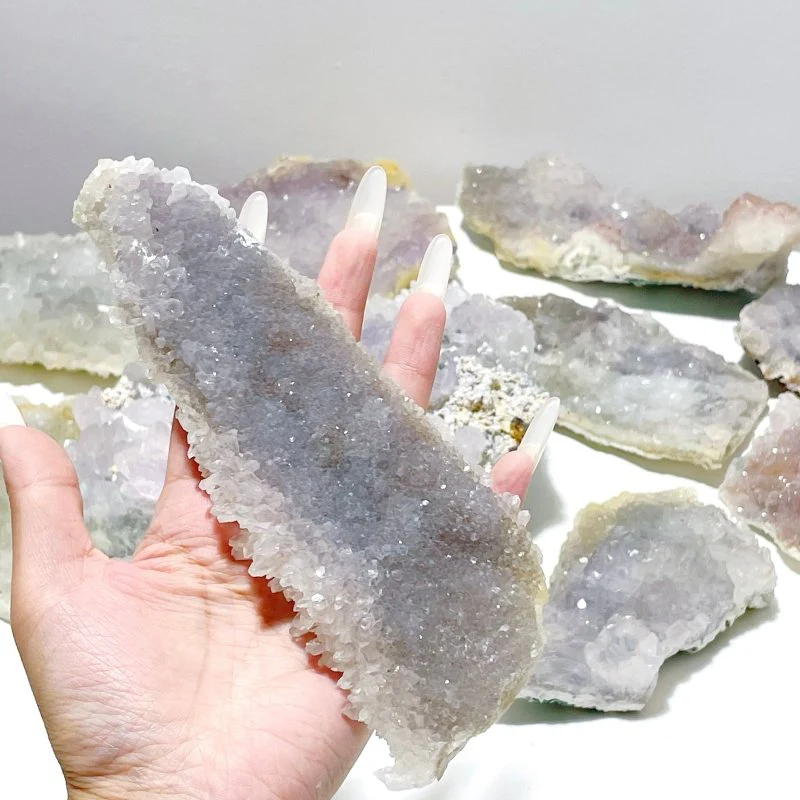 10 Pieces Natural Quartz Crystal Raw Cluster - Image 7