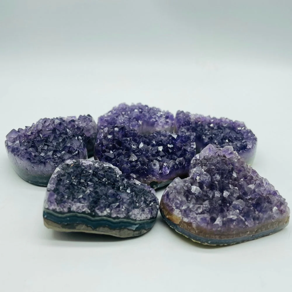 Natural Raw Amethyst Heart Cluster Wholesale - Image 5
