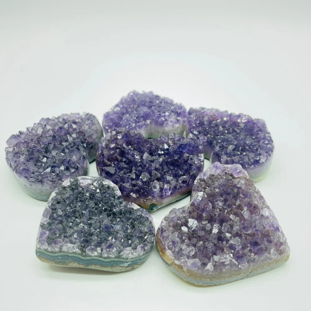 Natural Raw Amethyst Heart Cluster Wholesale - Image 6