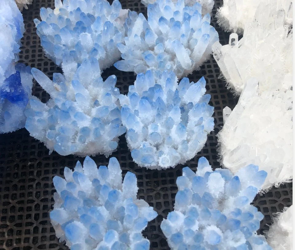Blue Aura Crystal Cluster Wholesale - Image 4