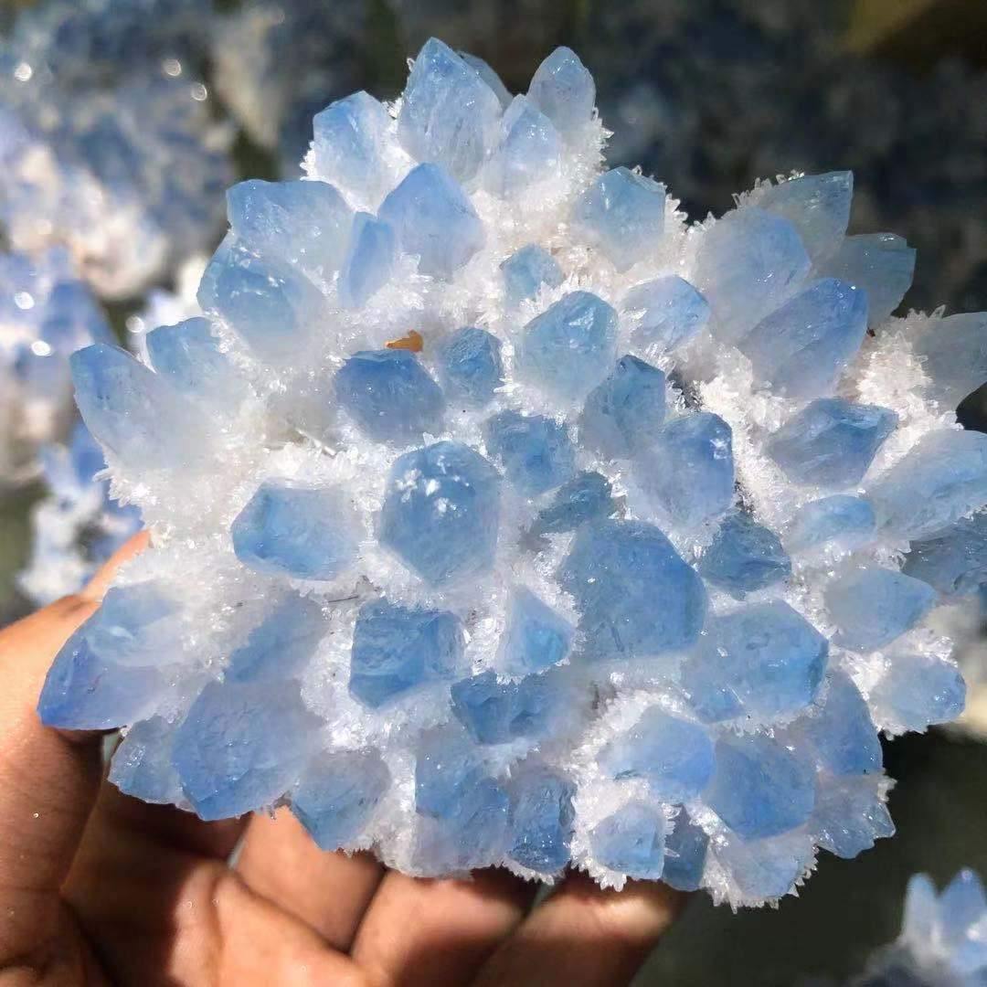 Blue Aura Crystal Cluster Wholesale - Image 7