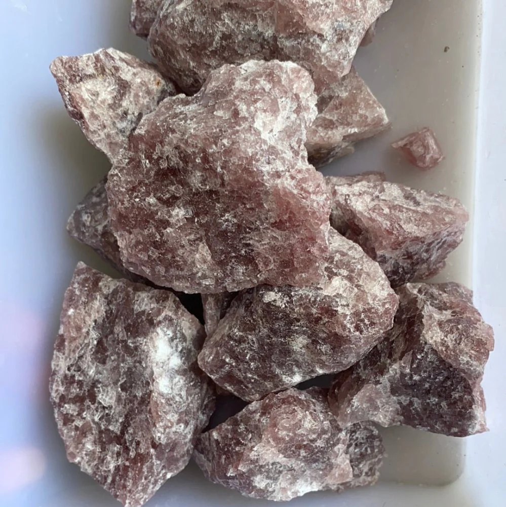 Natural Raw Strawberry Quartz 2.2lb(1kg) Wholesale - Image 3