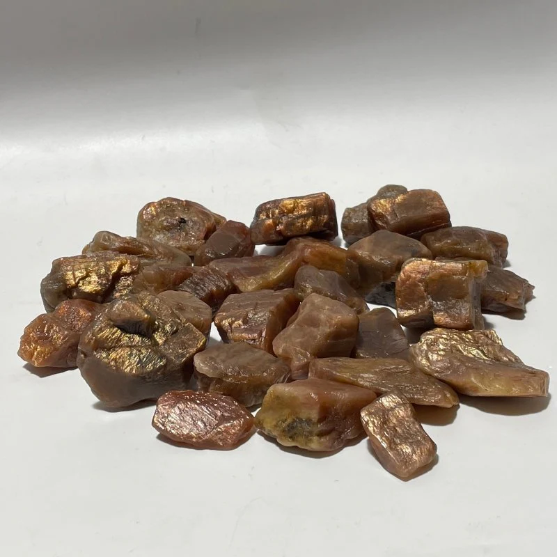 Natural Raw Sunstone Mesh Spark Rough Sunstone Wholesale - Image 3