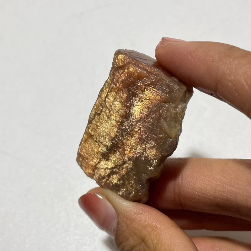 Natural Raw Sunstone Mesh Spark Rough Sunstone Wholesale - Image 7