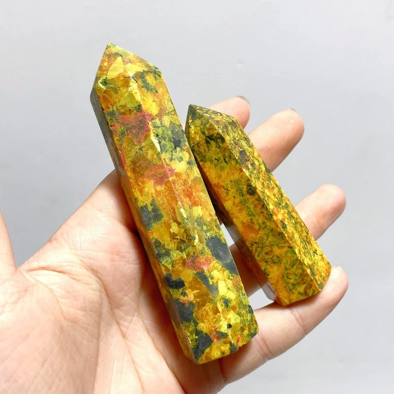 Natural Realgar Stone Points Wholesale