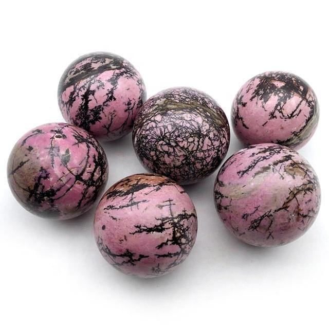 Natural Rhodonite Spheres Ball wholesale - Image 3