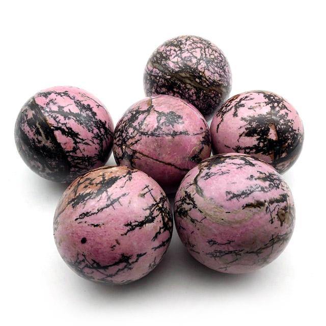 Natural Rhodonite Spheres Ball wholesale - Image 7