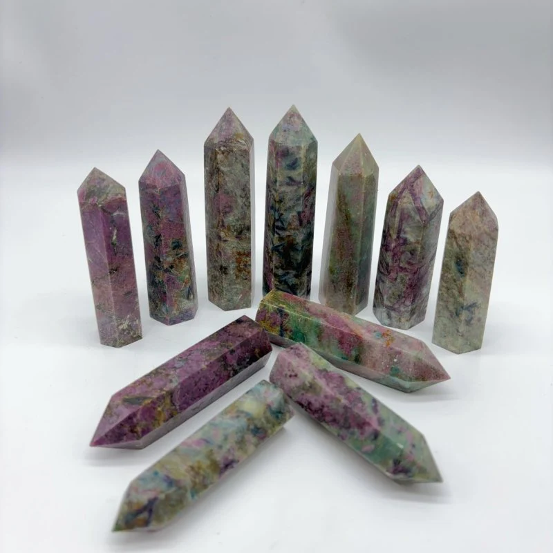 Natural Ruby In Kyanite Tower Points Crystal Wholesale - Image 2