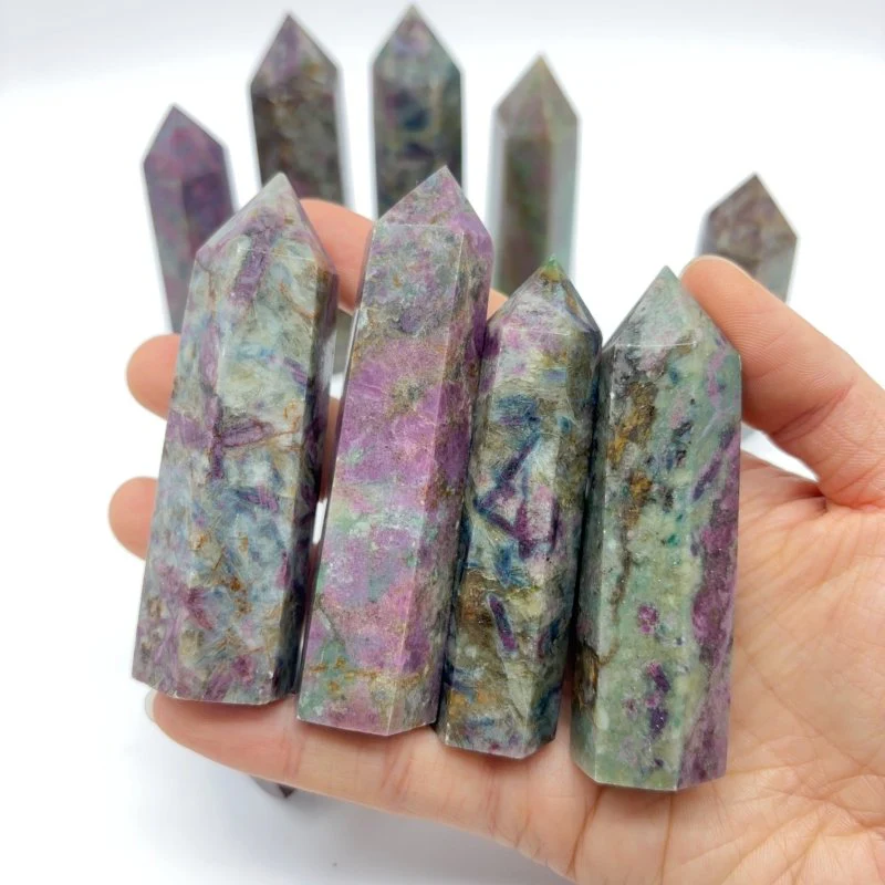 Natural Ruby In Kyanite Tower Points Crystal Wholesale - Image 3