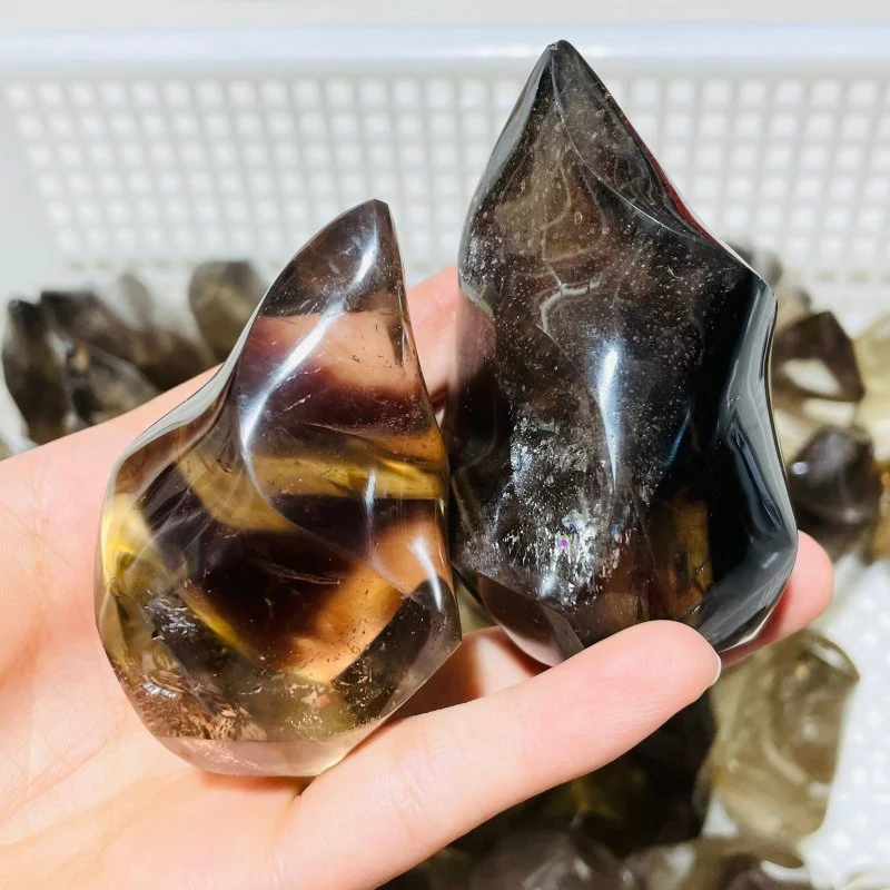 Natural Smoky Quartz Flame Wholesale - Image 2