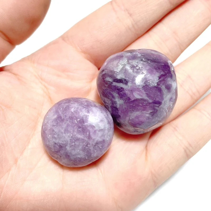 Natural Spark Lepidolite Tumbled Wholesale - Image 4