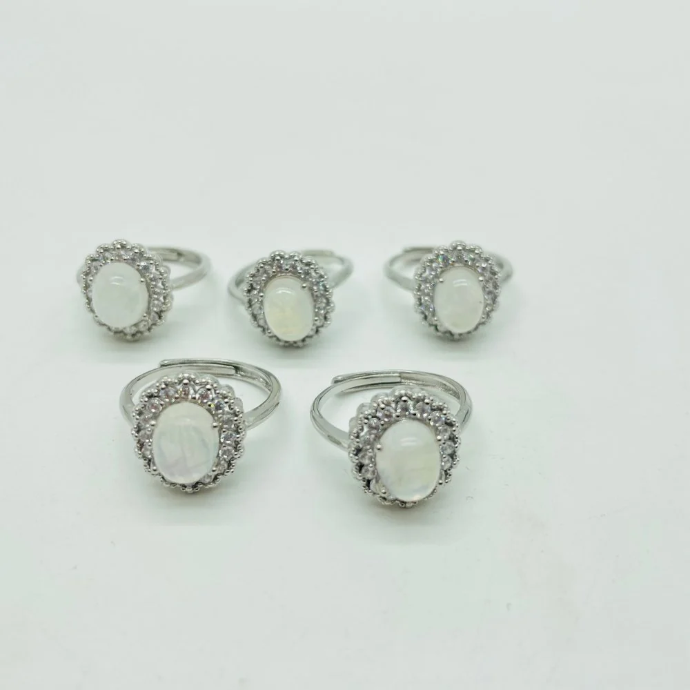 Natural Sri Lanka Moonstone Ring Wholesale - Image 3