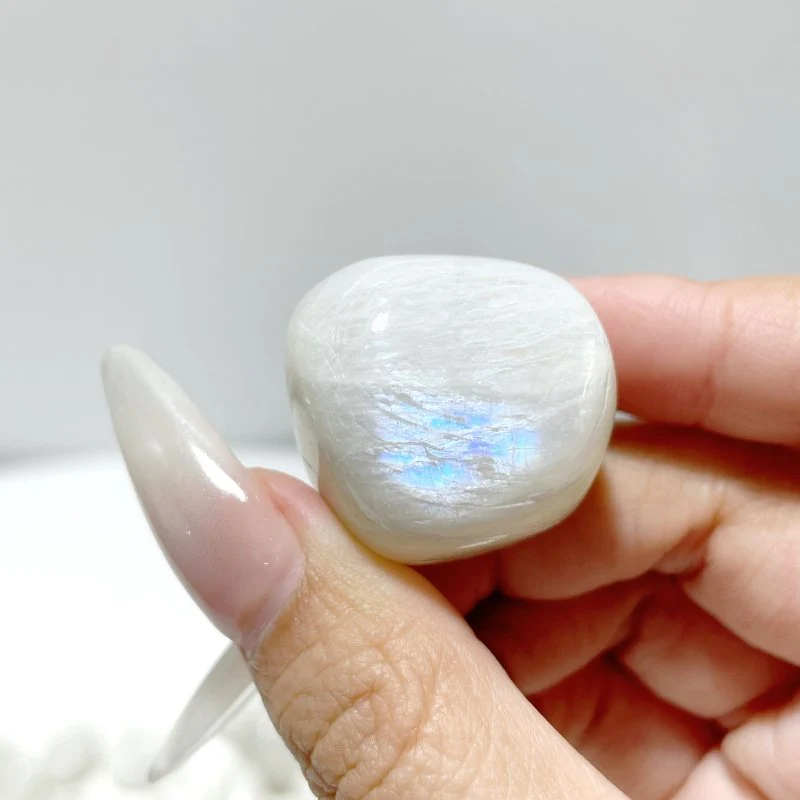 Natural Sri Lanka White Moonstone Tumbled Wholesale - Image 3