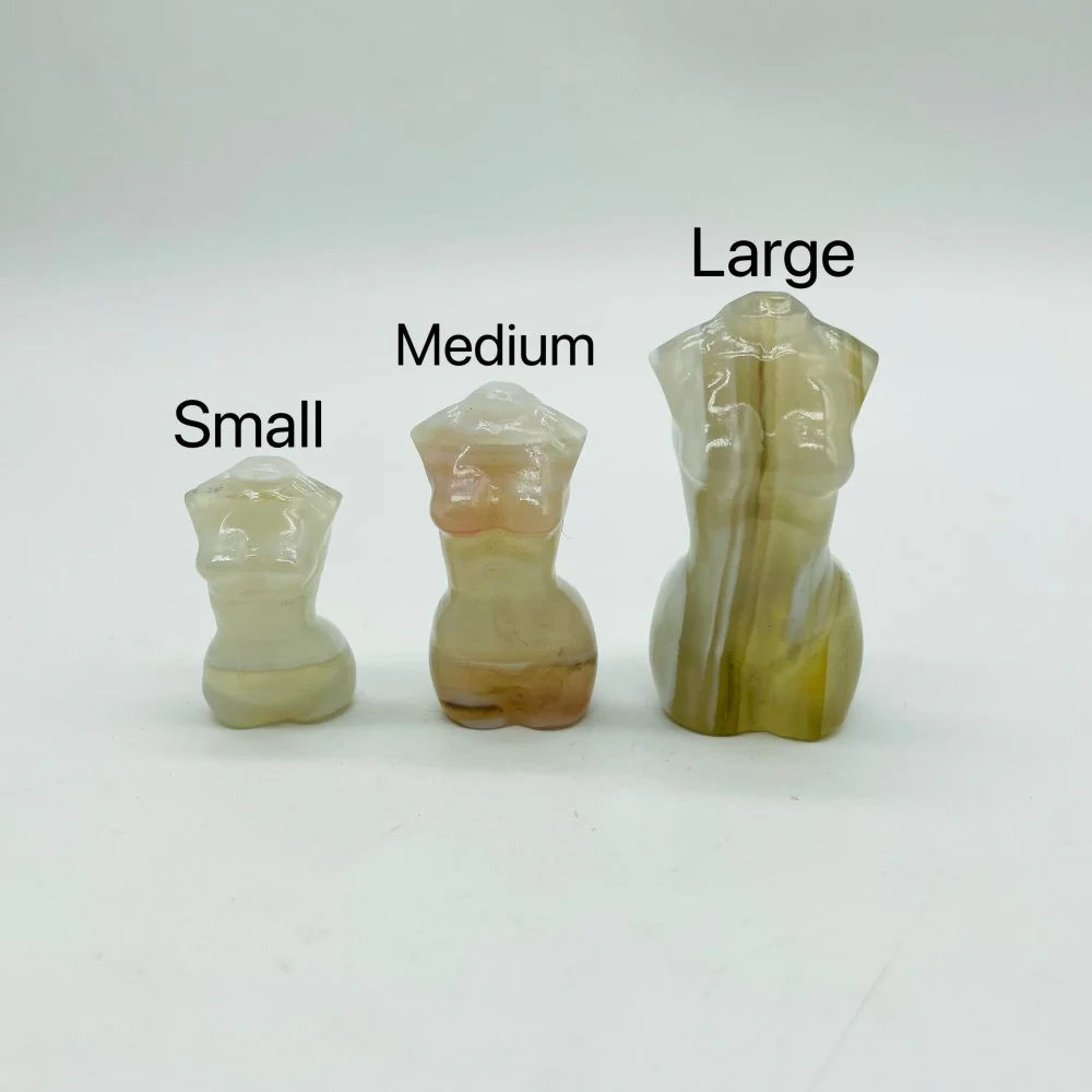 Natural Stripe Agate Goddess Carving Wholesale - Image 2