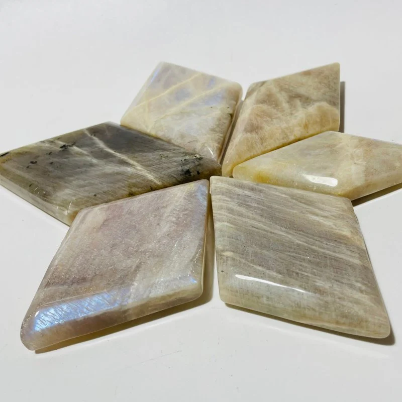 Natural Sunstone Mixed Moonstone Rhombus Shaped Wholesale - Image 5