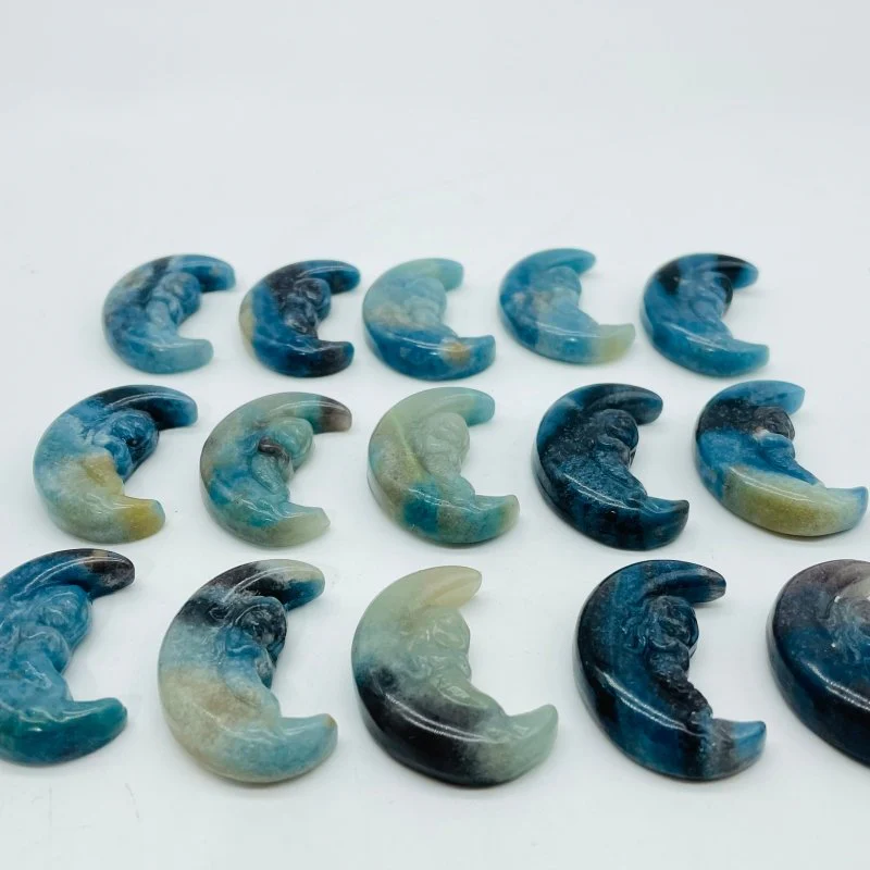 Natural Trolleite Mermaid On The Moon Carving Wholesale - Image 3
