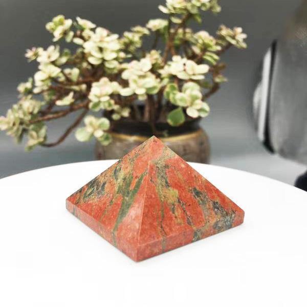 Unakite Pyramid Wholesale - Image 3