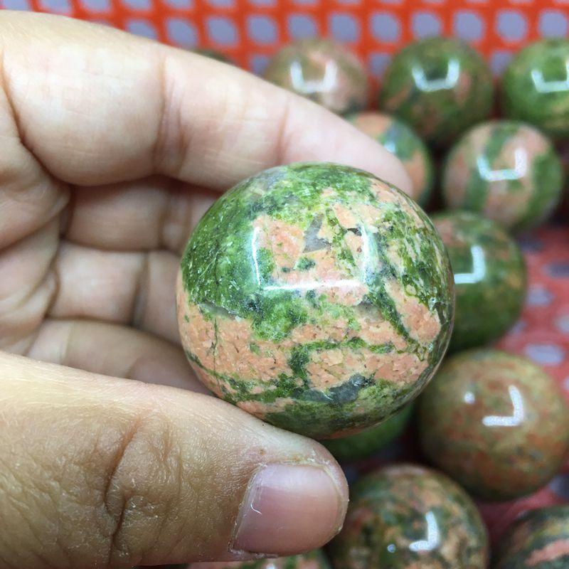 Natural Unakite Sphere Ball Crystal Wholesale - Image 4