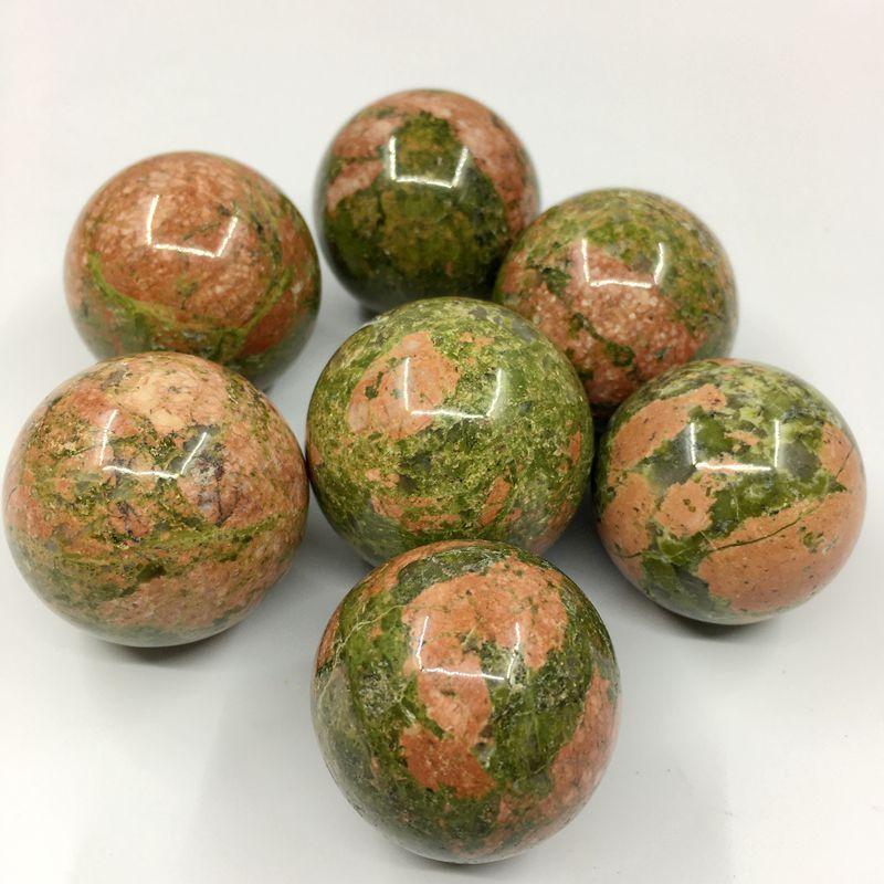 Natural Unakite Sphere Ball Crystal Wholesale - Image 6
