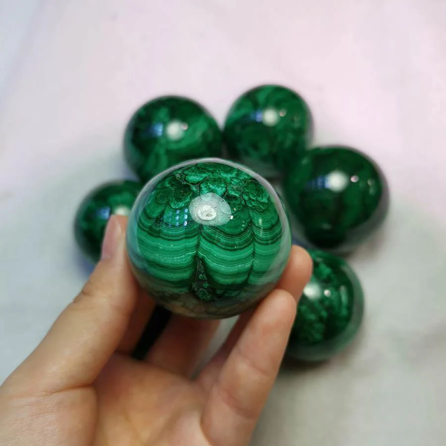 Malachite Spheres Balls Wholesale - Image 3