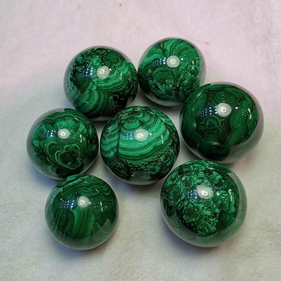 Malachite Spheres Balls Wholesale - Image 6