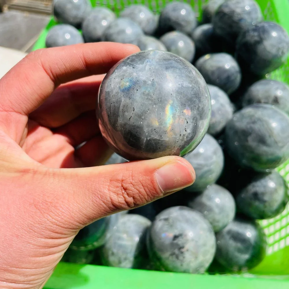 Normal Quality Labradorite Spheres Ball Wholesale - Image 4