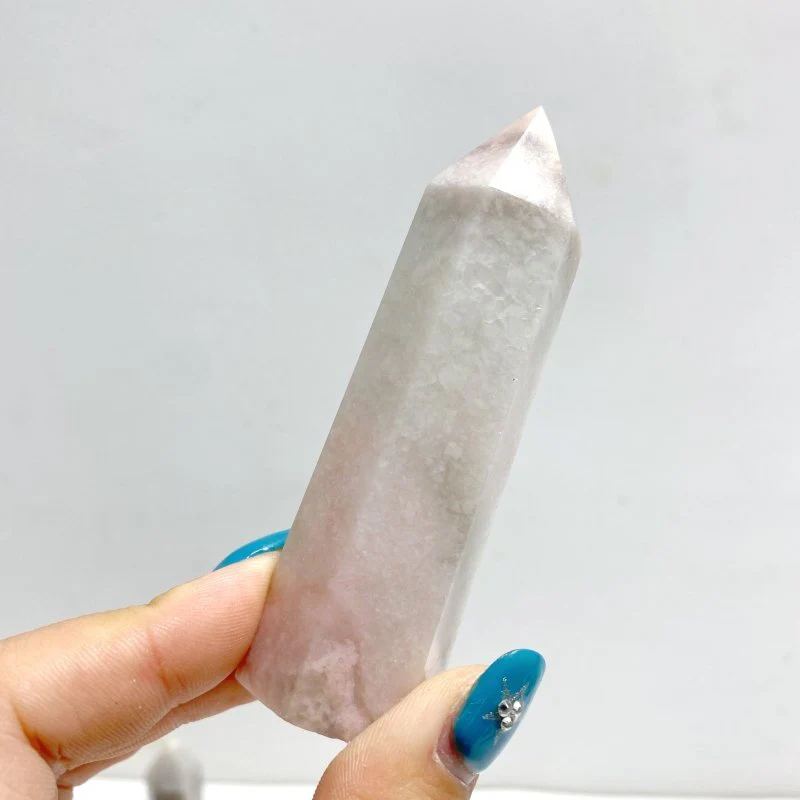 Normal Quality Pink Opal Tower Points Wholesale - Image 2