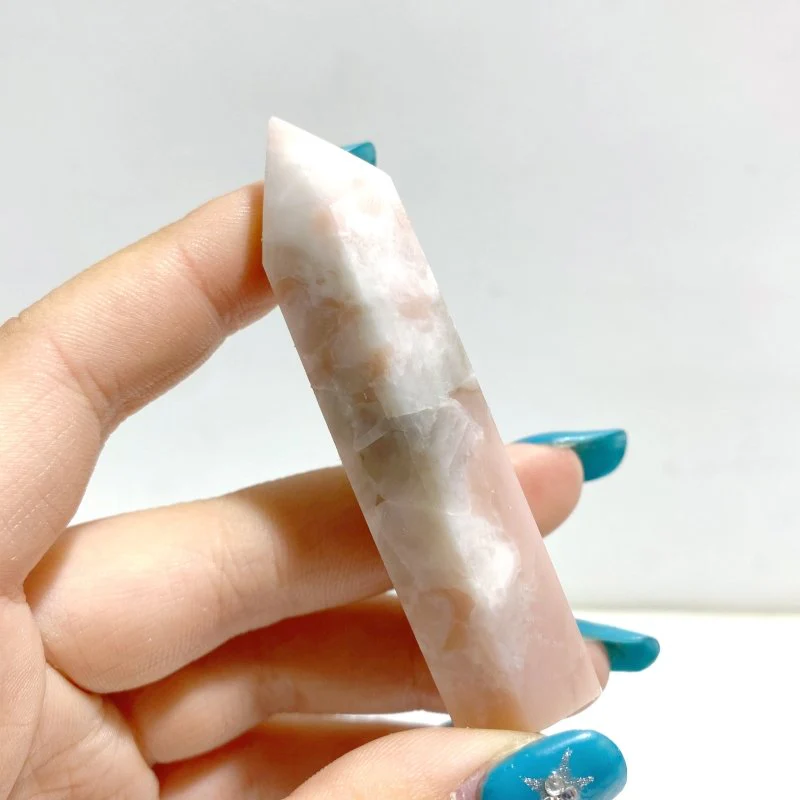 Normal Quality Pink Opal Tower Points Wholesale - Image 3
