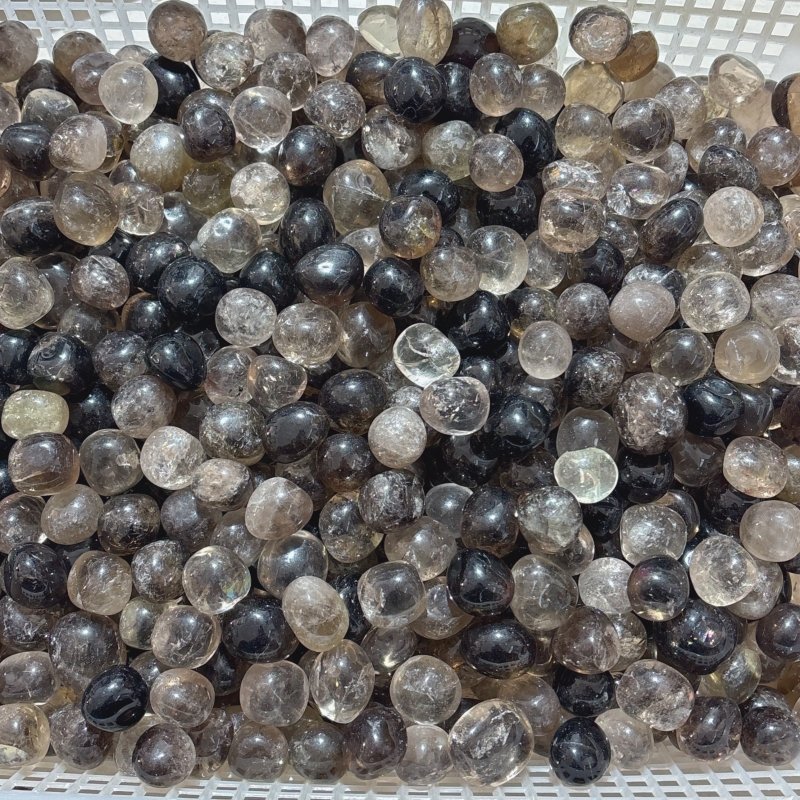 Normal Quality Smoky Quartz Tumbled Wholesale(With Crack) - Image 4