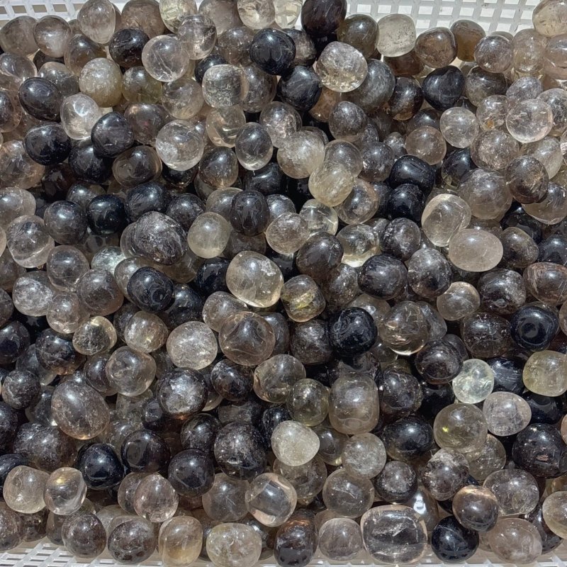 Normal Quality Smoky Quartz Tumbled Wholesale(With Crack) - Image 5