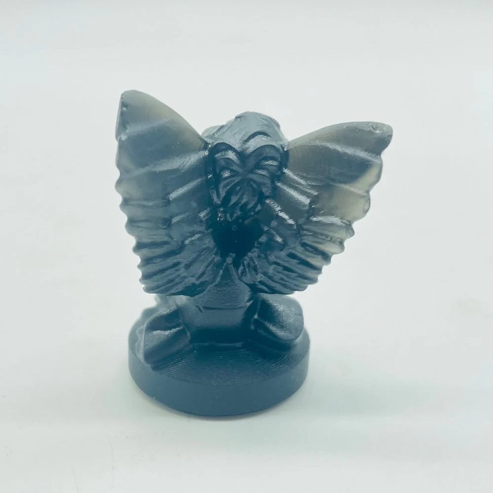 Black Obsidian Baby Angel Carving Wholesale - Image 3