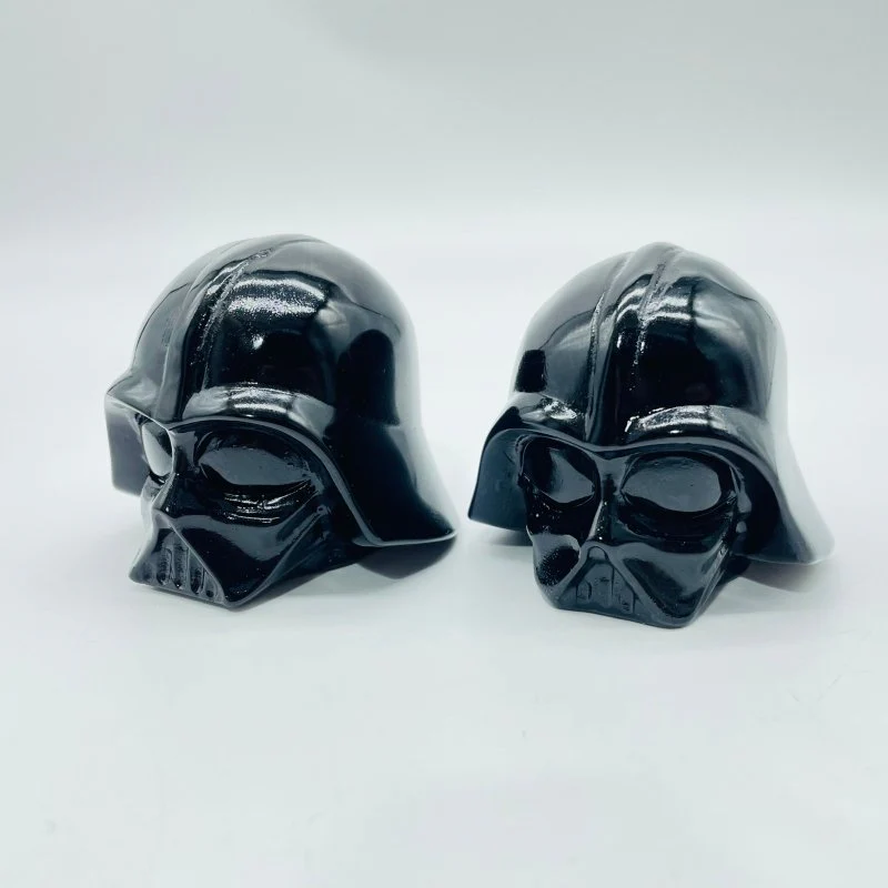 Obsidian Darth Vader Head Carving Wholesale - Image 2