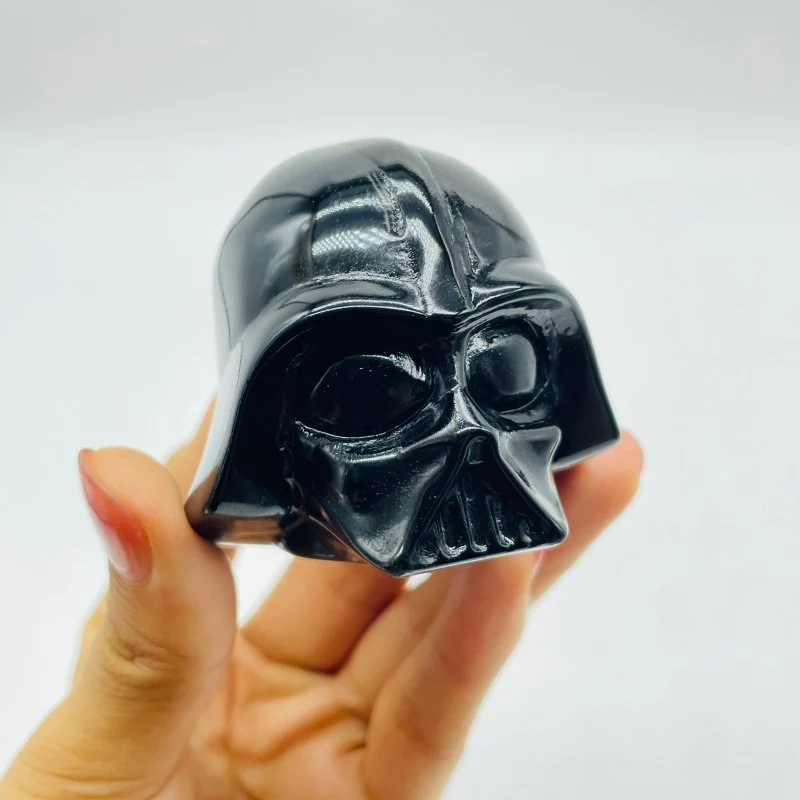 Obsidian Darth Vader Head Carving Wholesale - Image 3