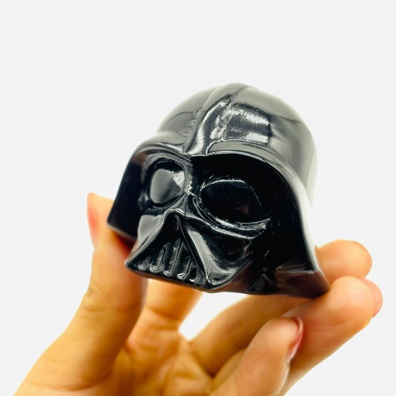 Obsidian Darth Vader Head Carving Wholesale - Image 4