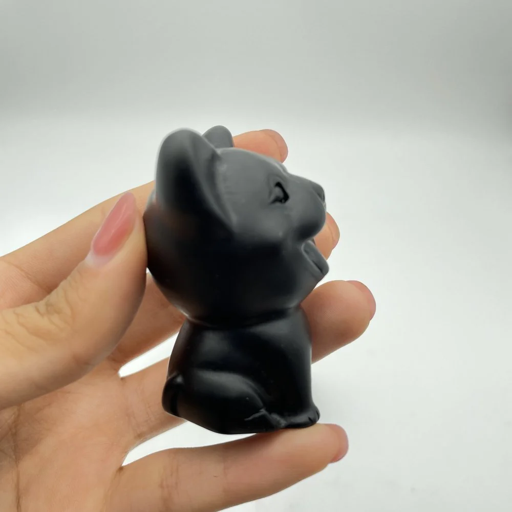 Obsidian Dog Carving Wholesale - Image 5