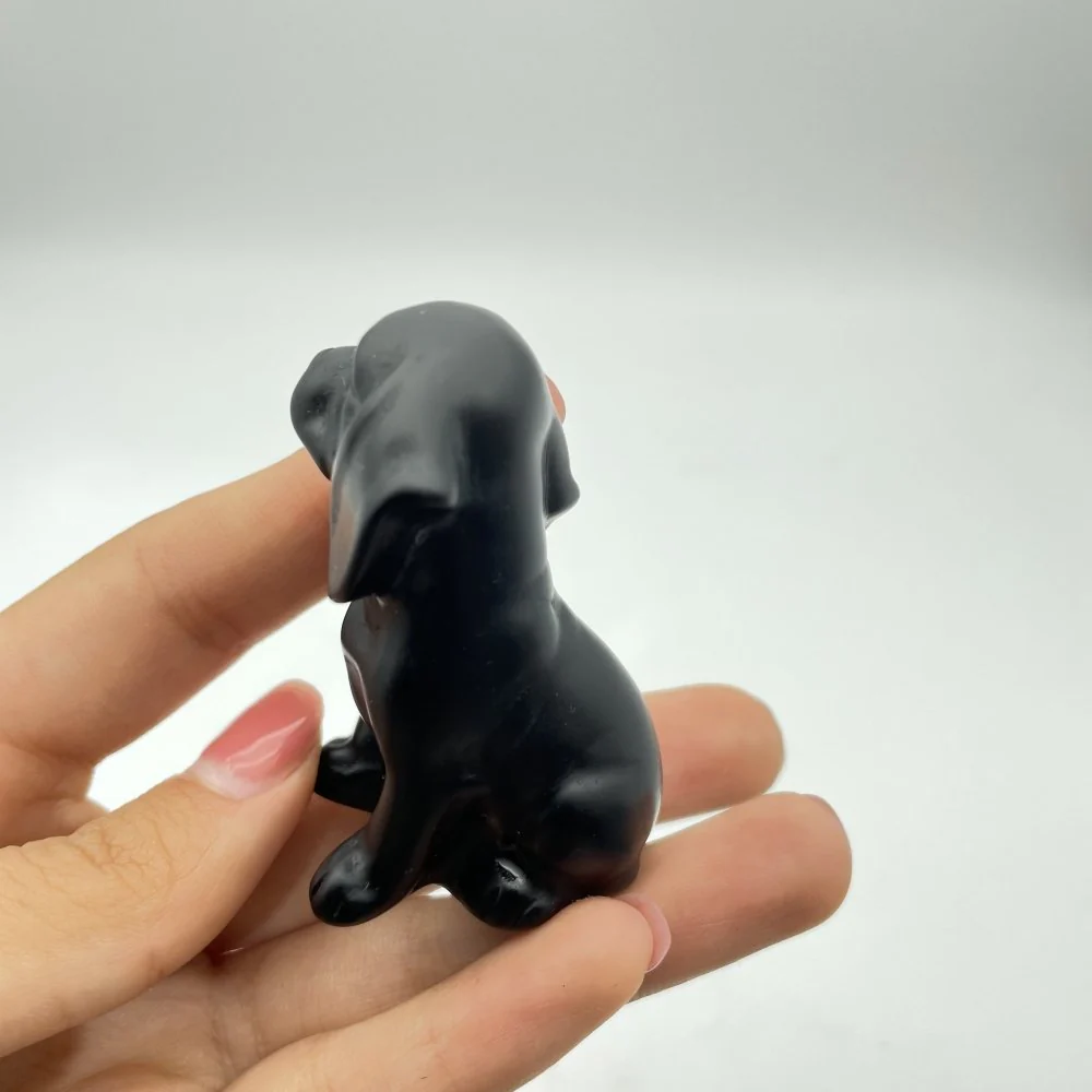 Obsidian Dog Carving Wholesale - Image 9