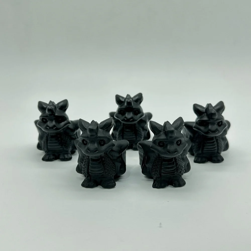Obsidian Dragon Carving Wholesale - Image 2